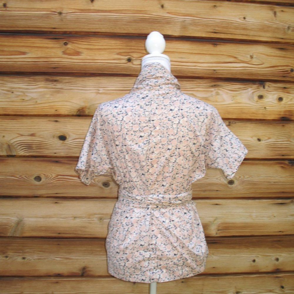 Caron Callahan Julien Floral Wrap Top - Picture 6 of 9